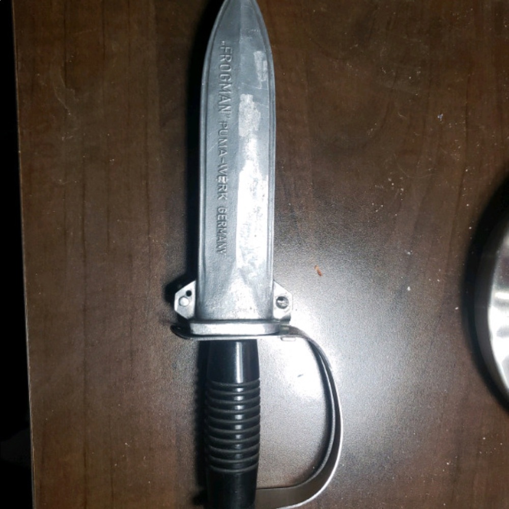 Pre 1960's PUMA FROGMAN DIVERS KNIFE WITH SHEATH